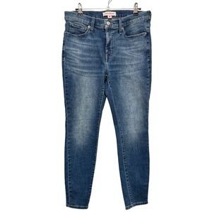 {Lucky Brand} "Ava Mid Rise Skinny" Blue Ankle Length Denim Jeans